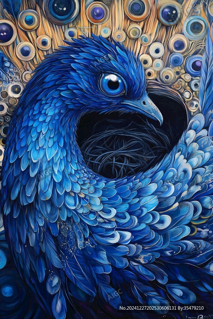 鸟插画创作