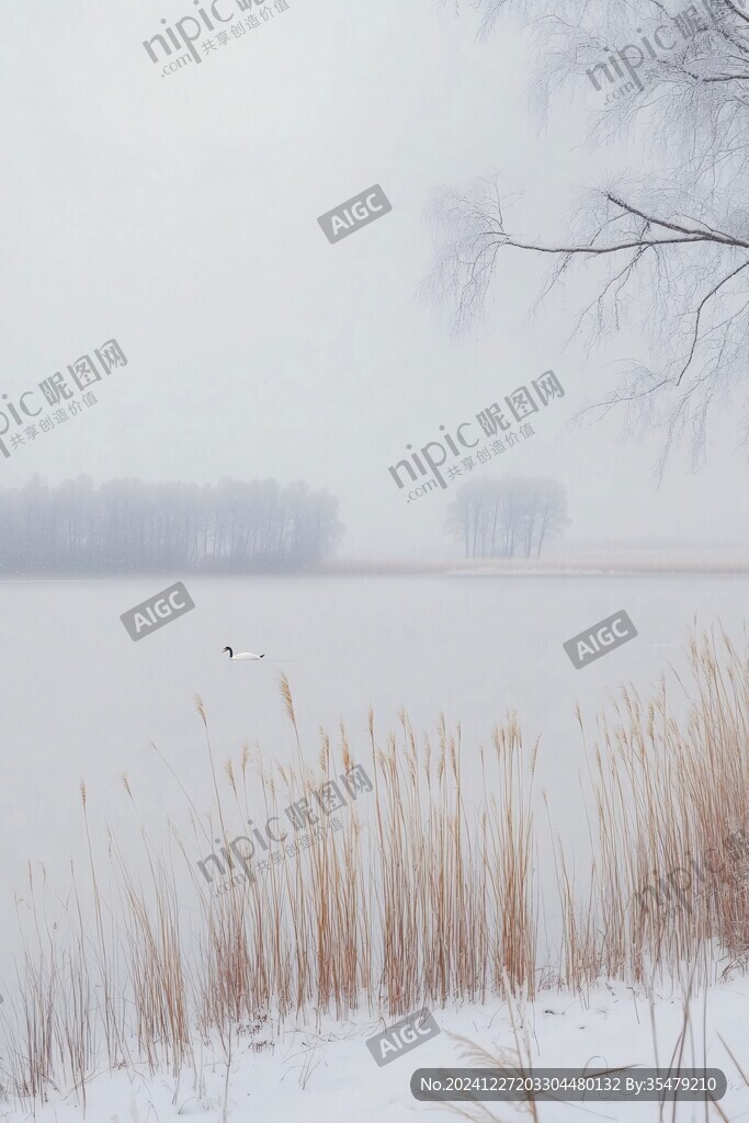 芦荡飞雪