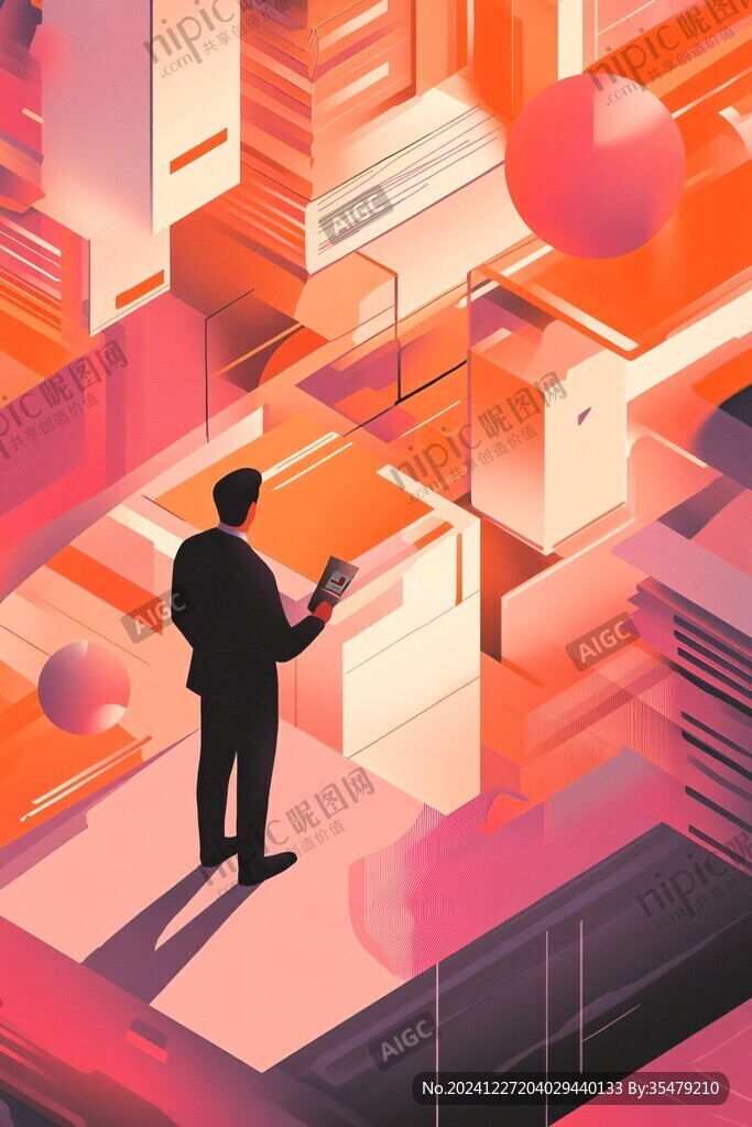 科技原创插画