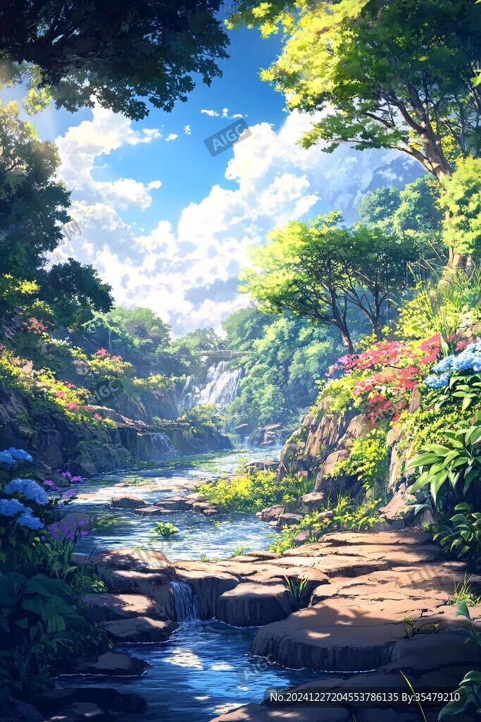 新海诚动漫风装饰画