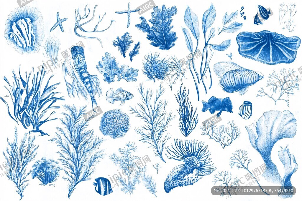 海底植物图