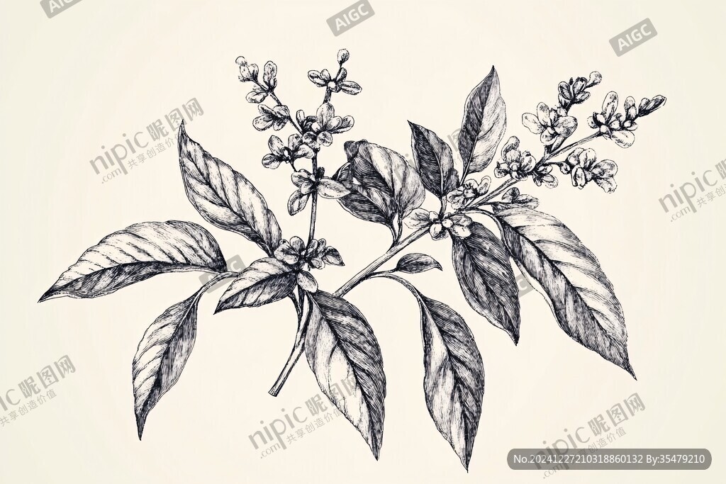 手绘吴茱萸