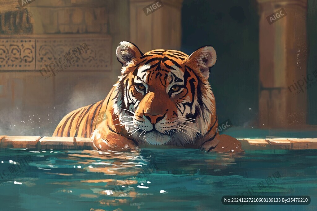 动物插画写实