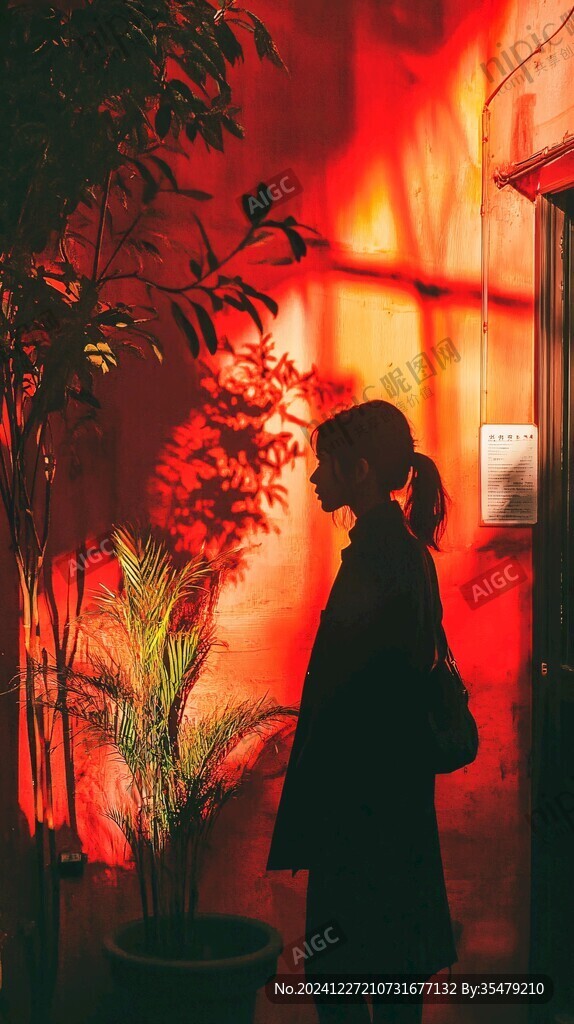 红墙少女