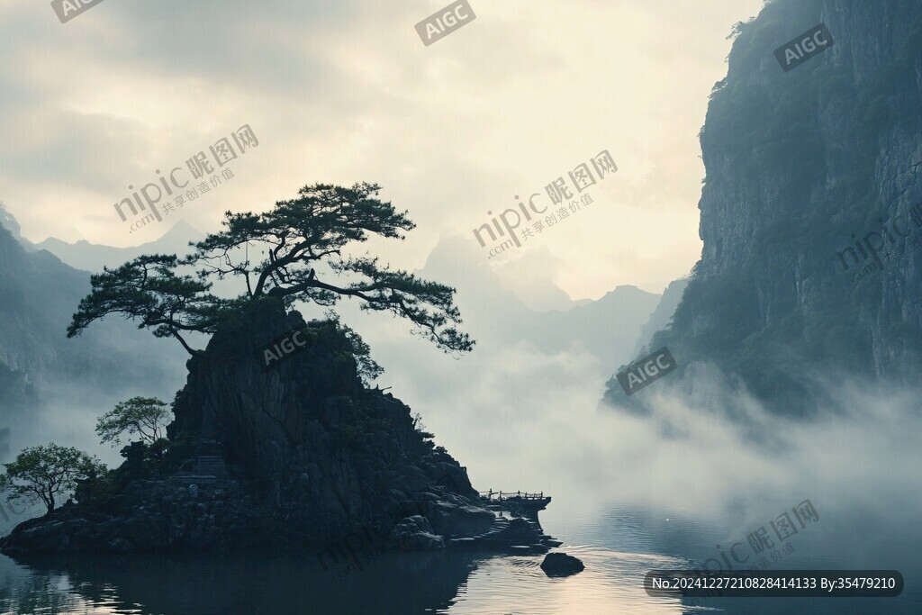 清江之晨