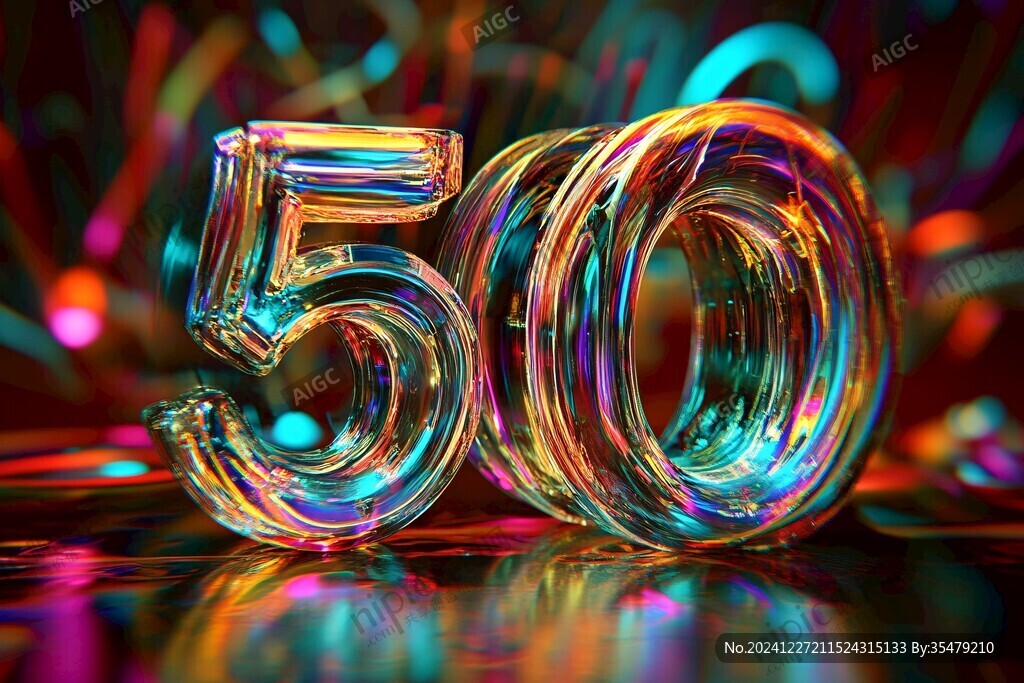 炫彩字体50