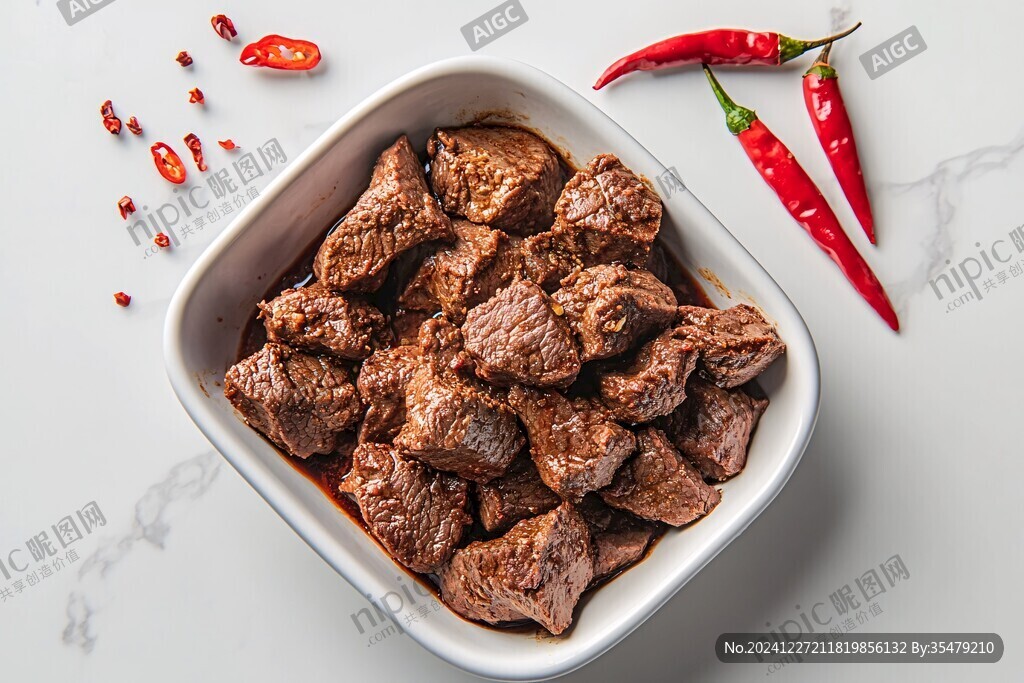 卤味牛肉粒