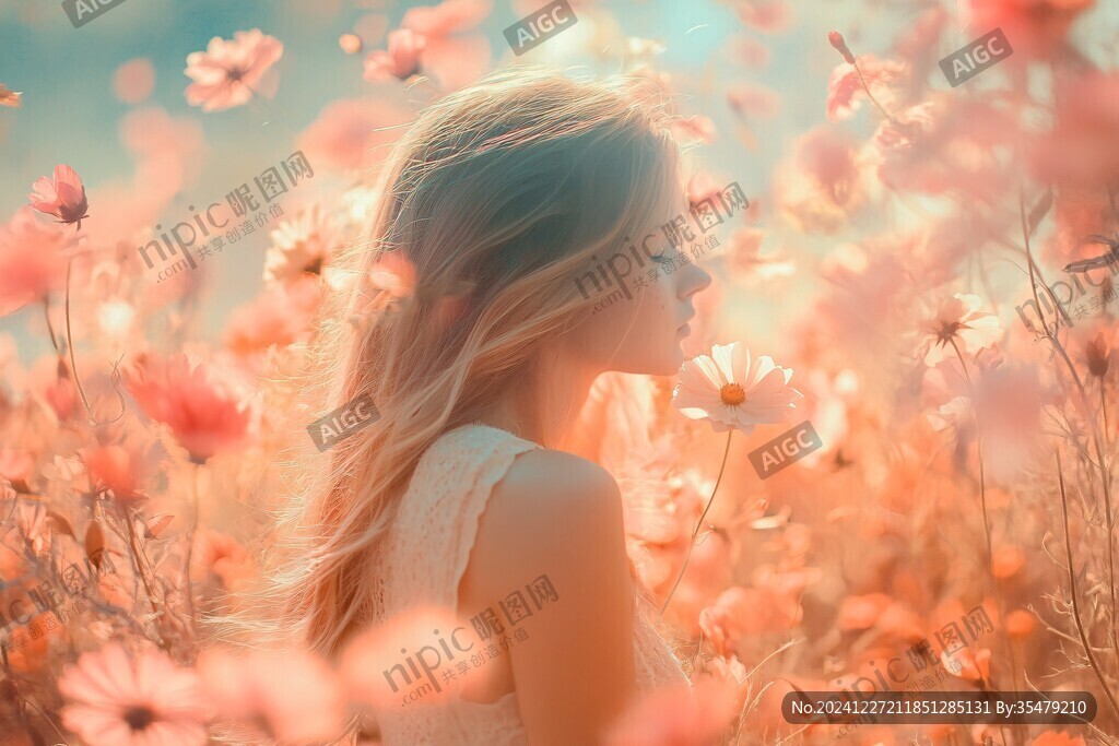唯美花间美人