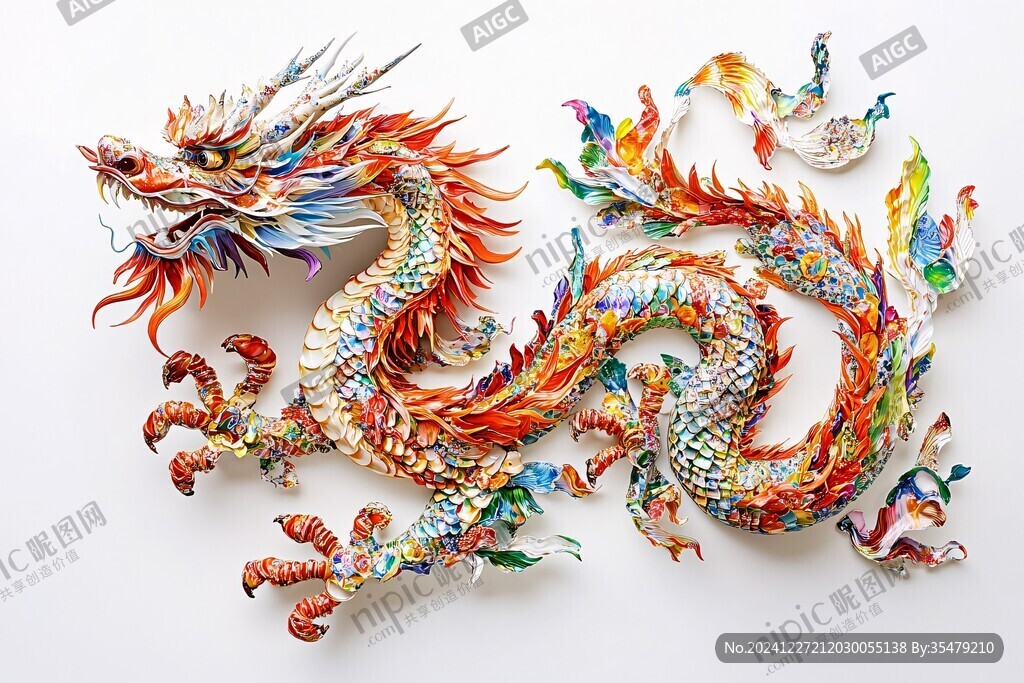 高清双龙图片