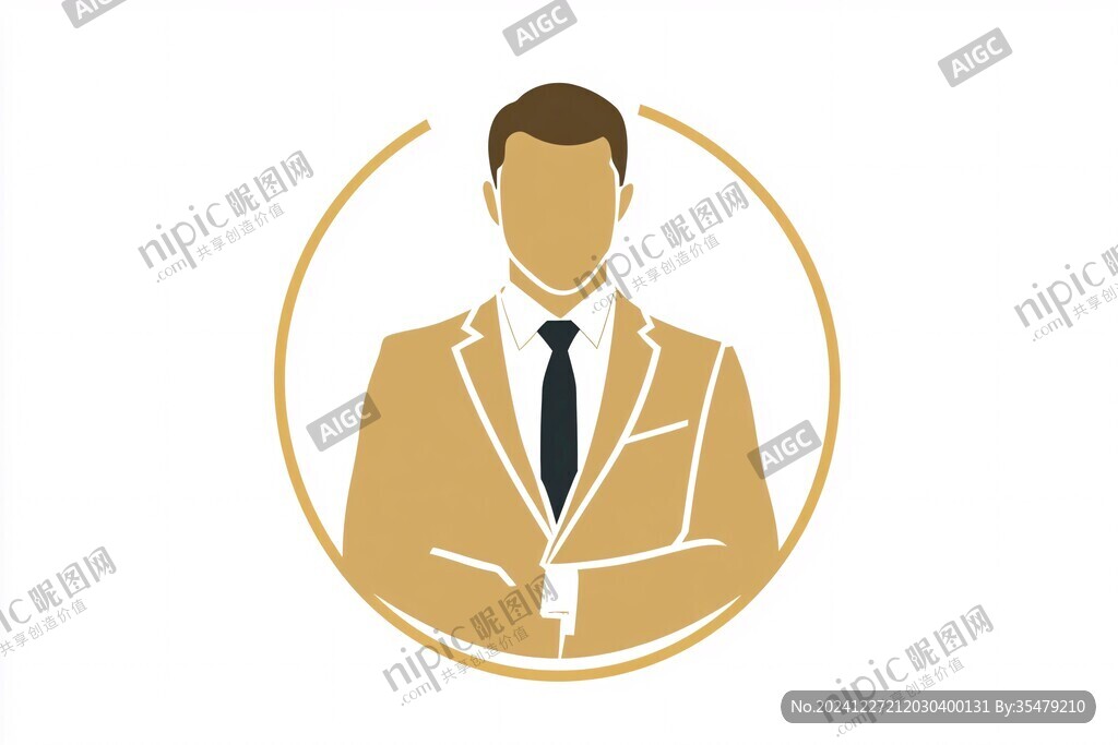 职业人物logo