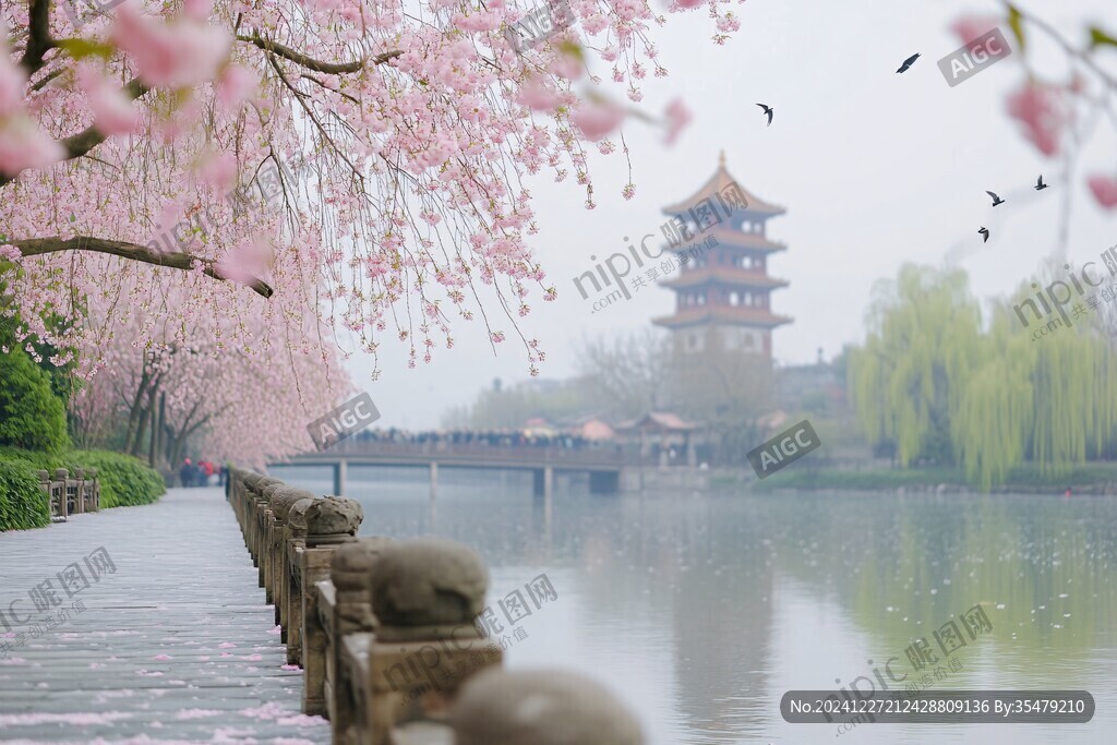 桃花廊桥