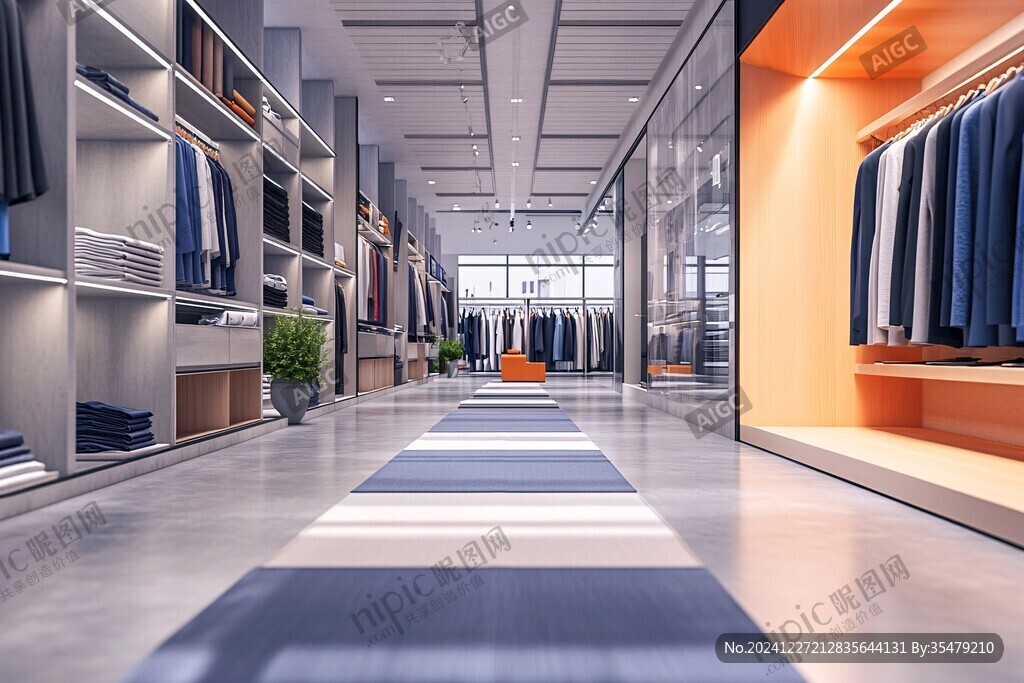 高清服装店