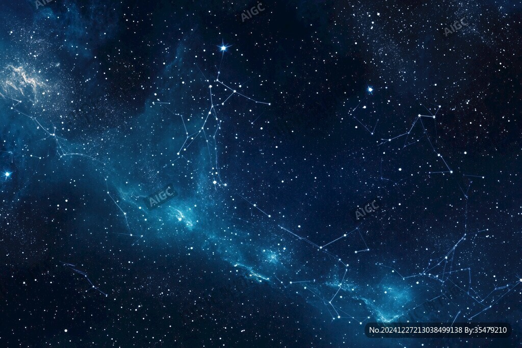 蓝色星光壁纸