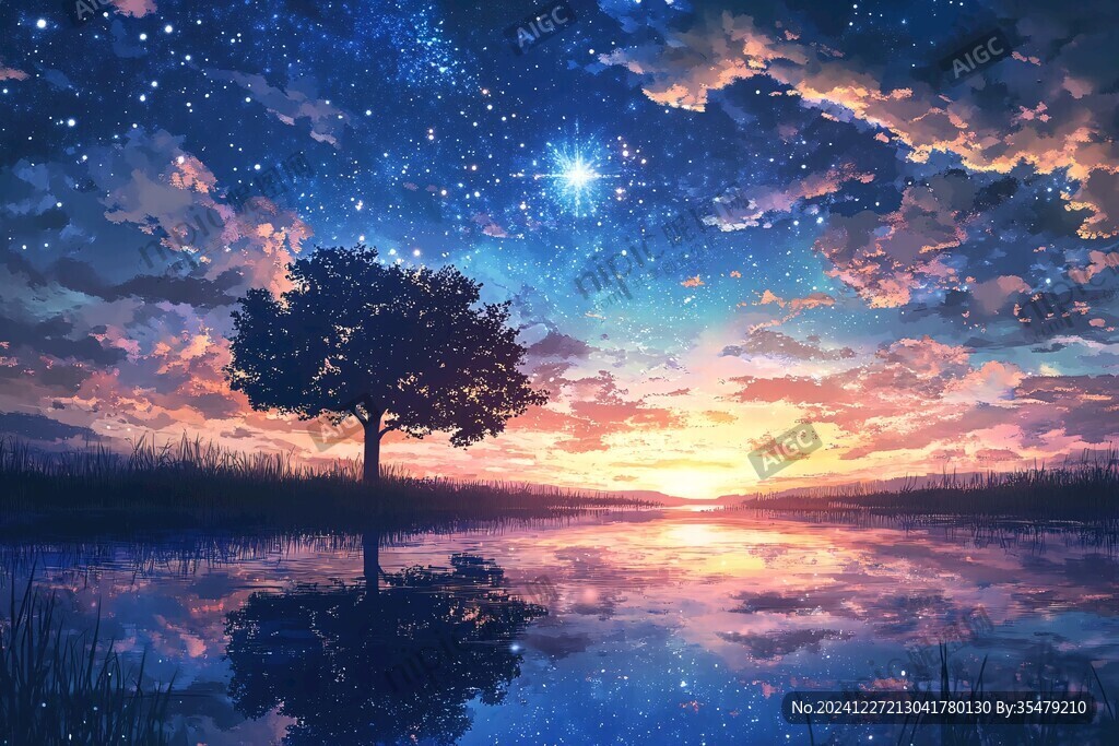 唯美星雨