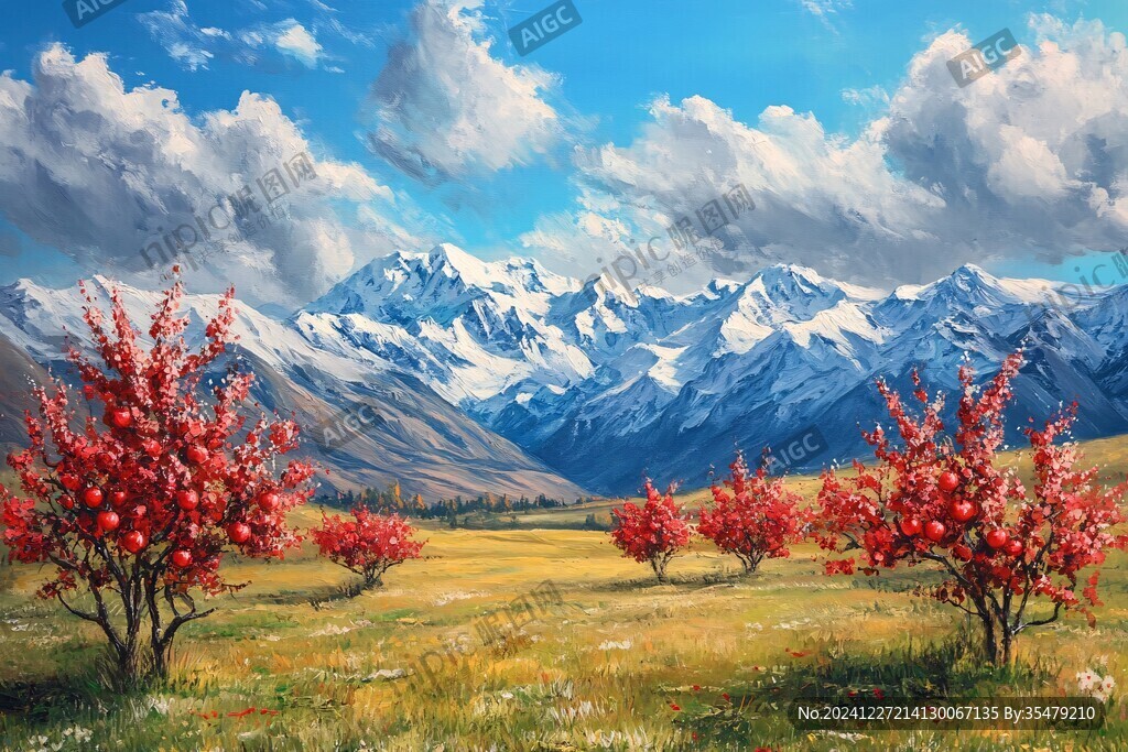 宽屏风景画