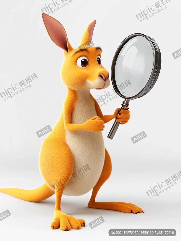 卡通袋鼠形象