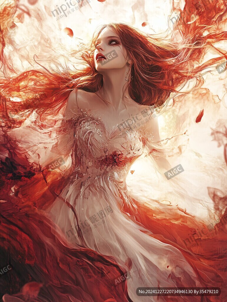 风美女插画