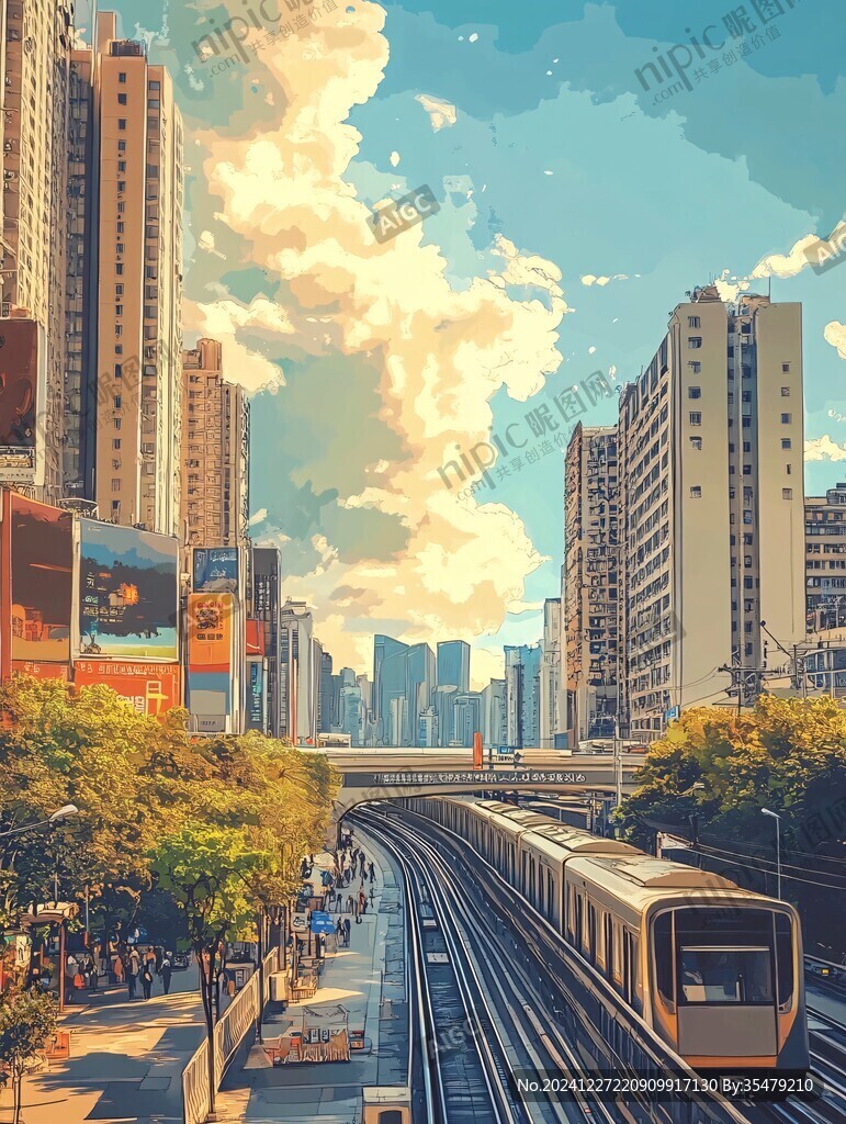 成渝插画