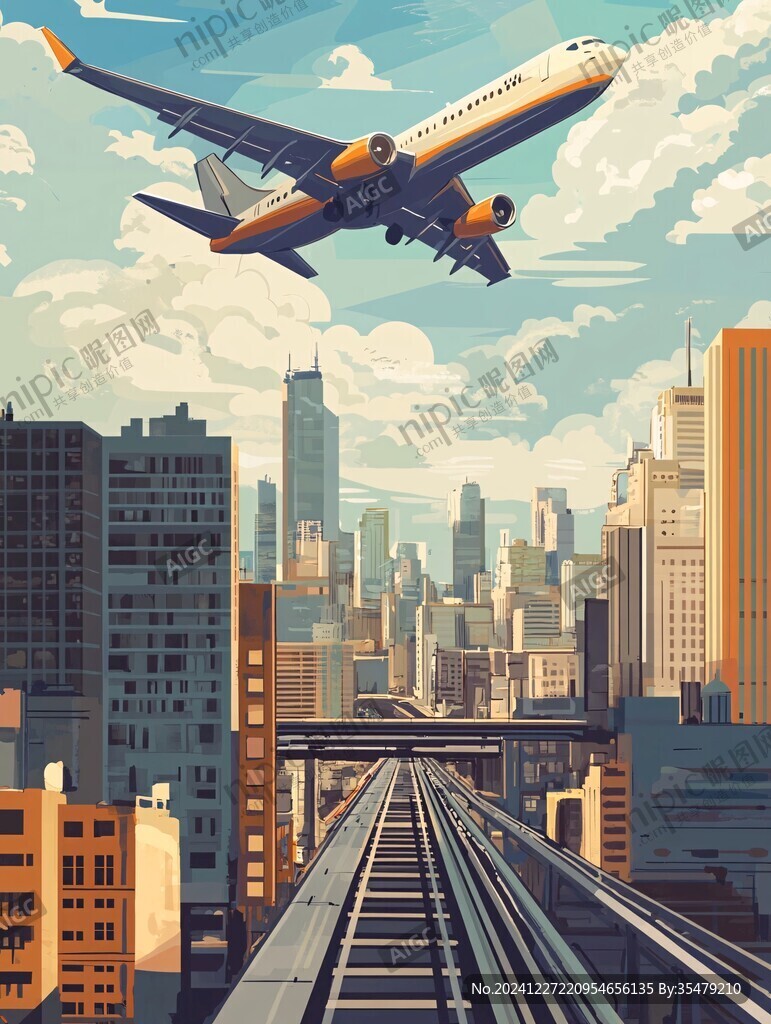 高铁城市背景