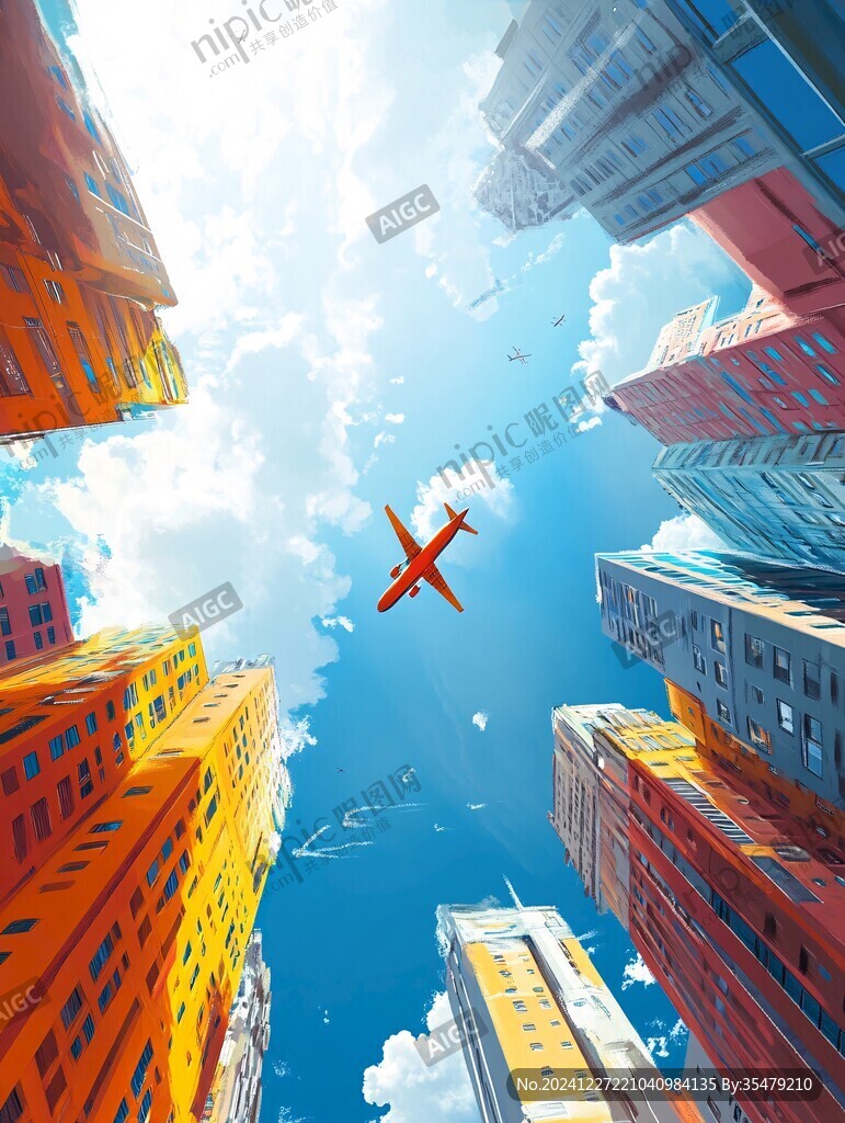 3d立体艺术城市场景