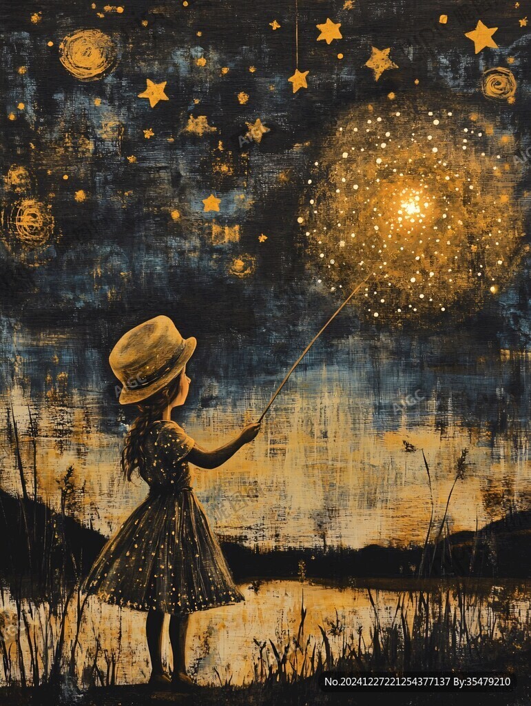 梦幻儿童插画超治愈