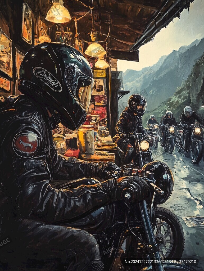 牛杂壁画