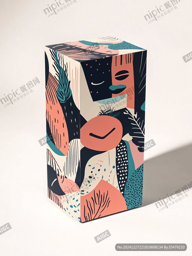 方盒插画设计
