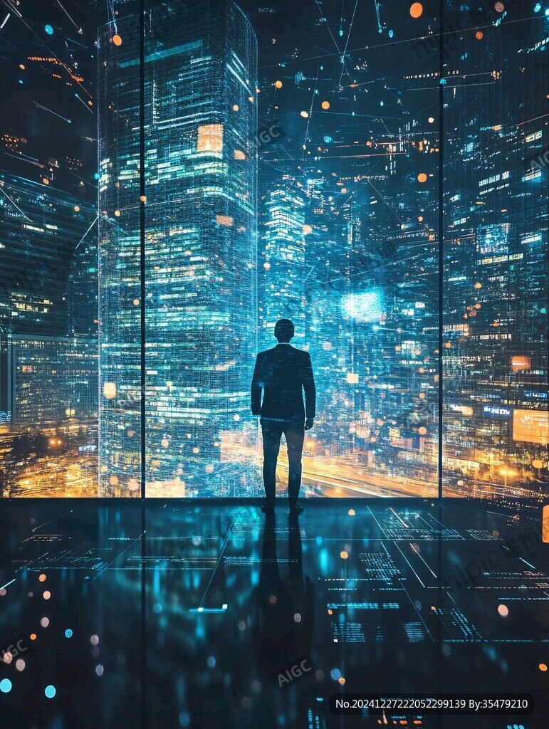科技城市科技背景