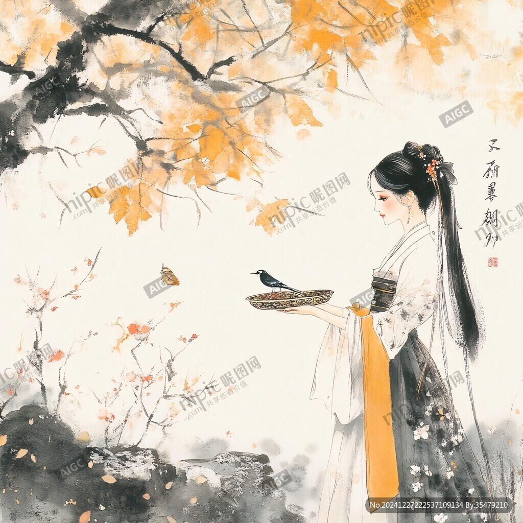 秋风辞配图