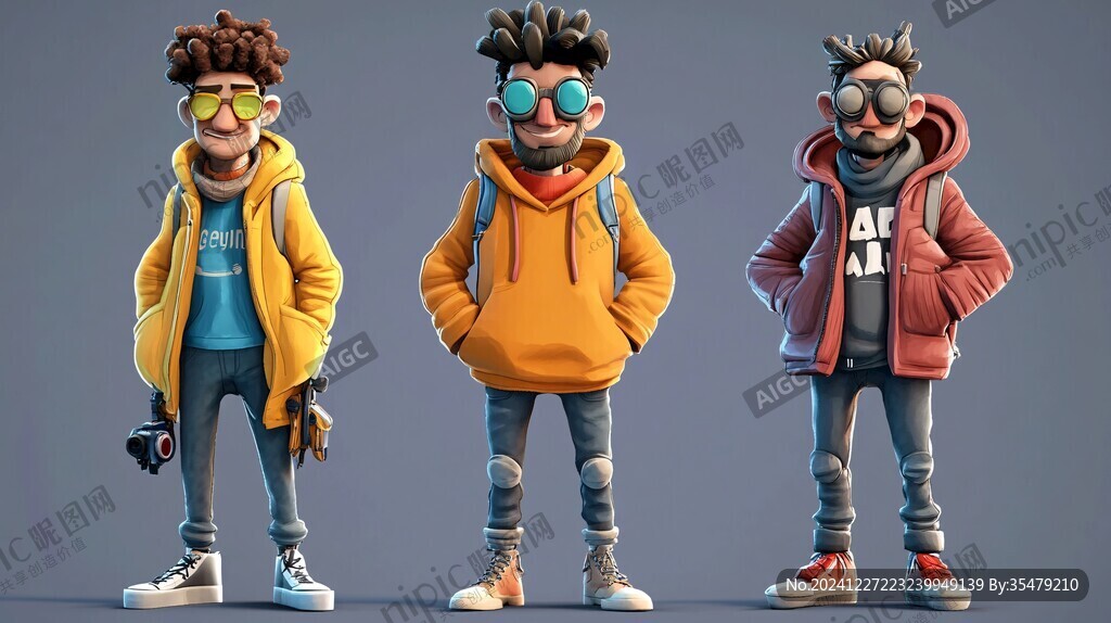 3d人物设计