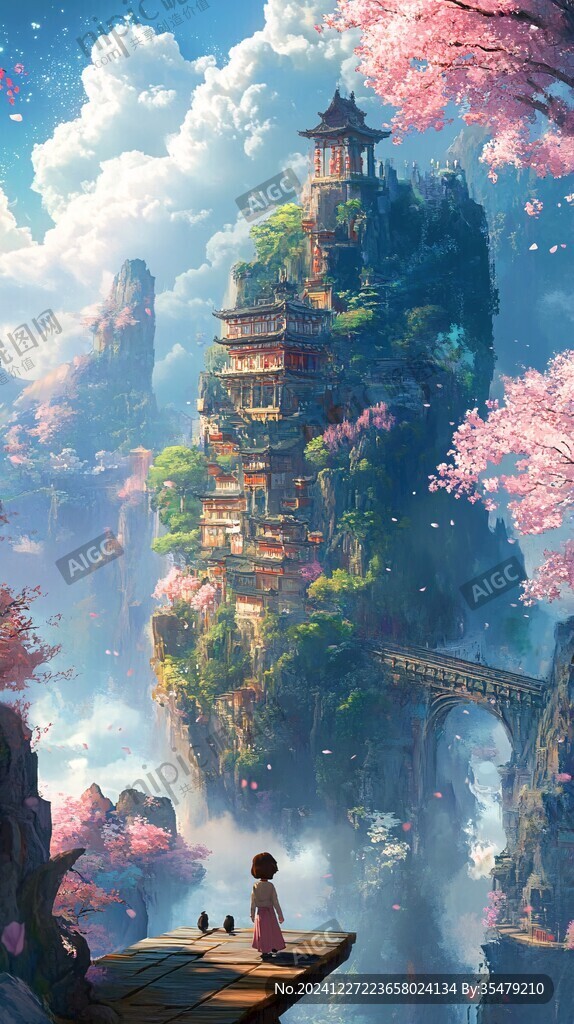 古风仙境天上宫阙