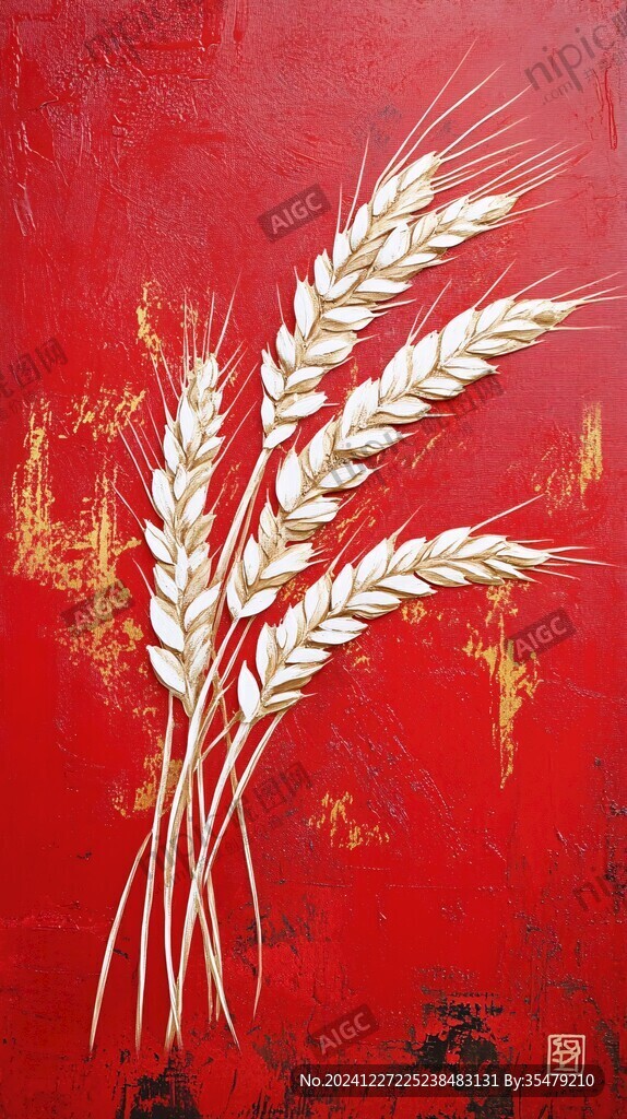 小麦壁画