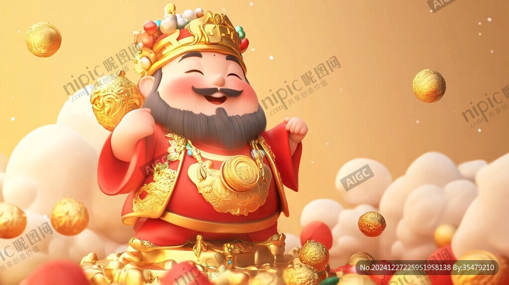 财神恭喜发财一夜暴富
