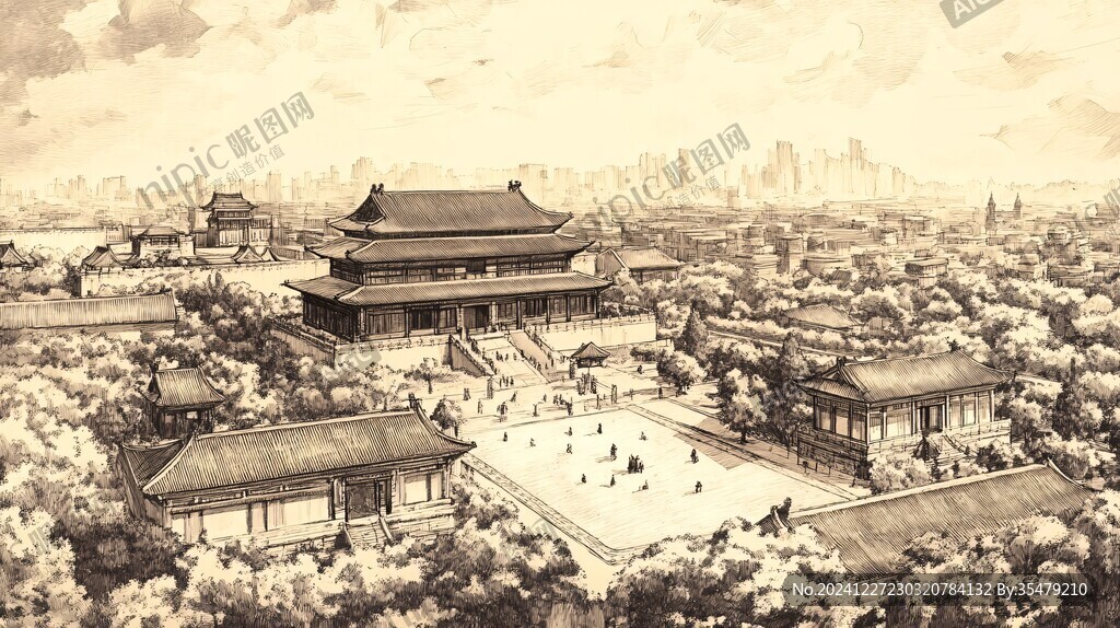 崇安阁插画