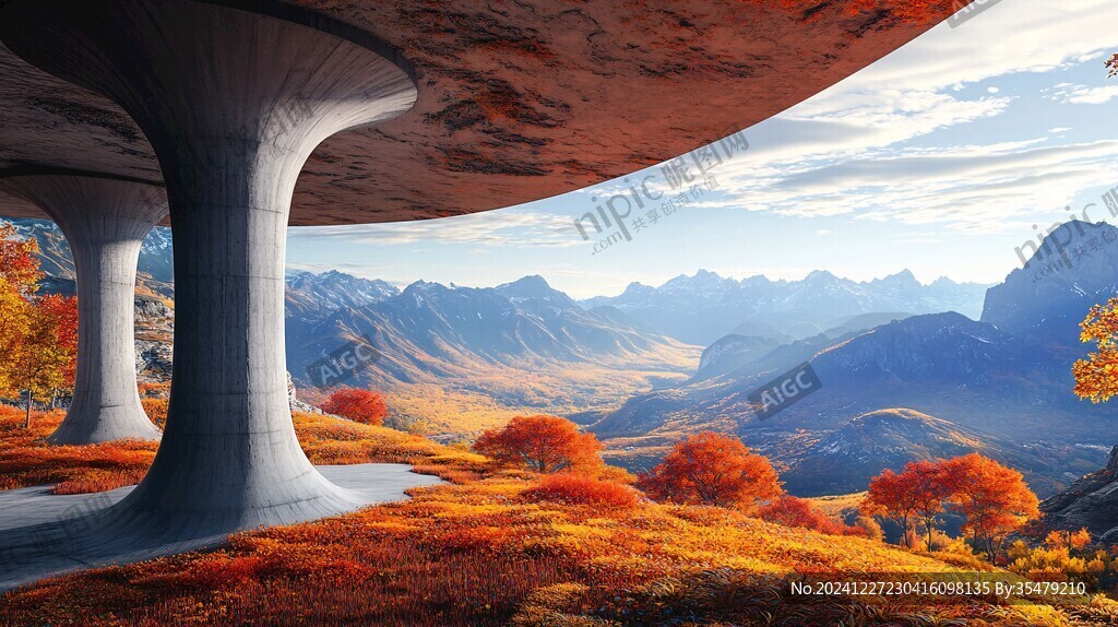 幻想的外星建筑