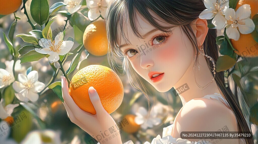爱媛橙插画