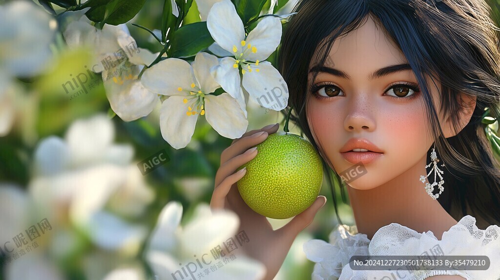 写实人物插画