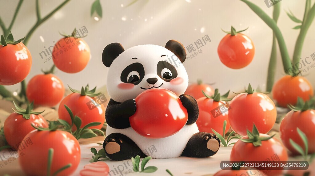 番茄卡通形象ip