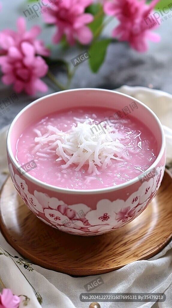 樱花雪莲羹