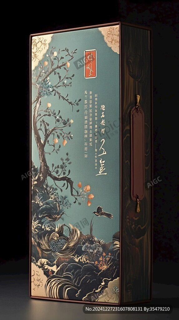 新中式包装插画