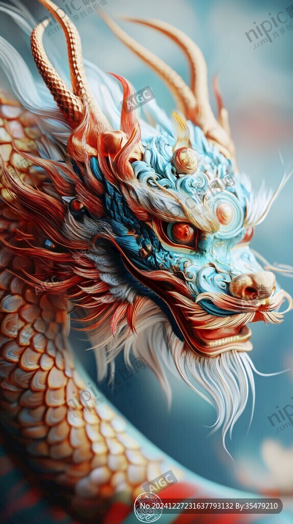 龙包装插画