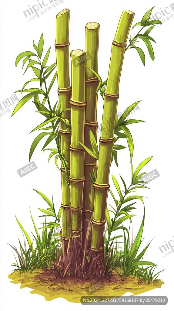 竹杆图片