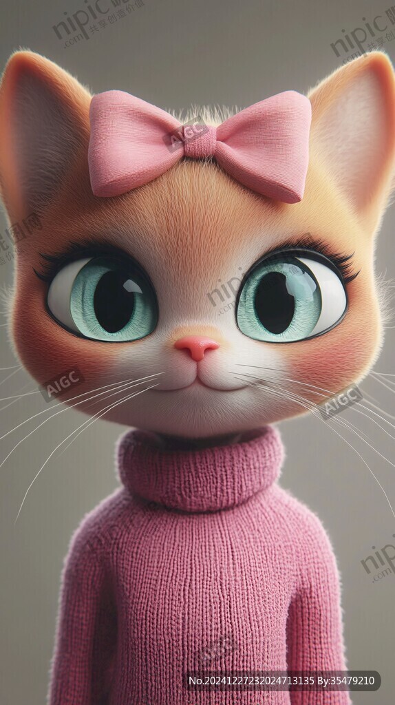 3d卡通猫咪