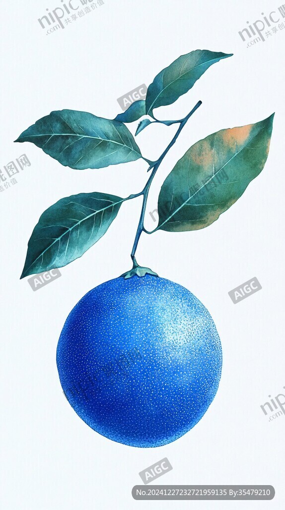 黄金葡萄柚插画