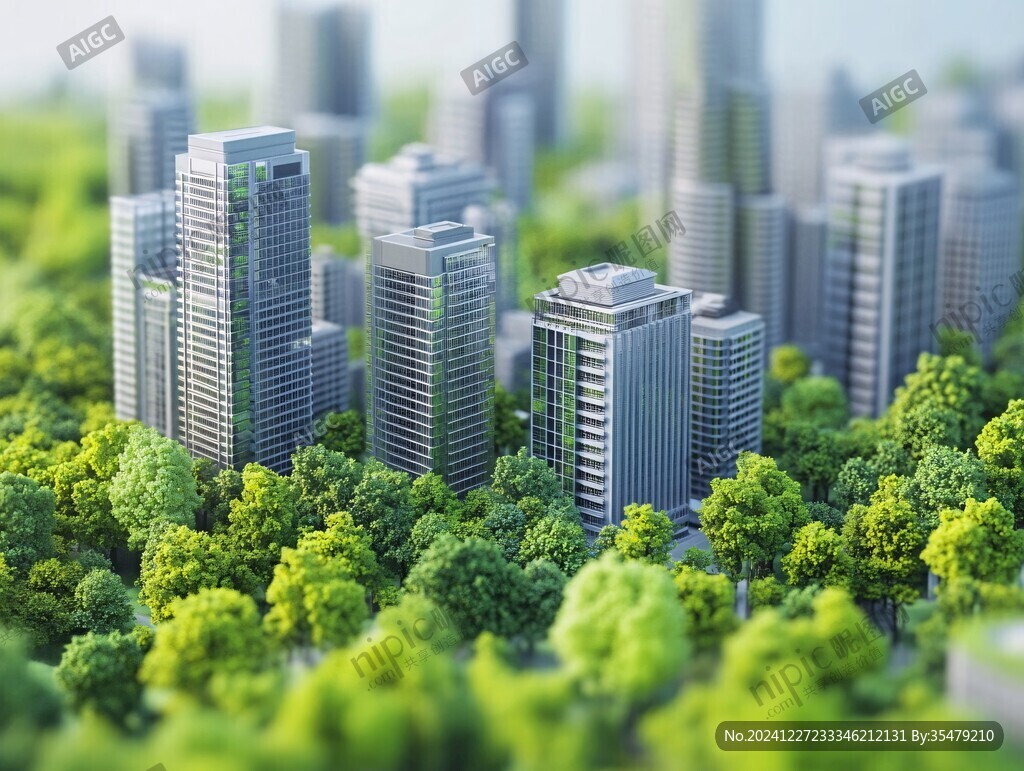 绿色城市模型