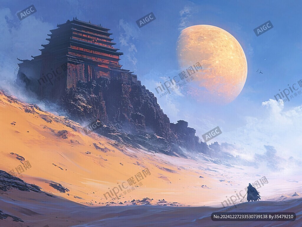 昆仑塔插画