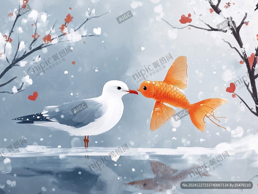 插画锦鲤