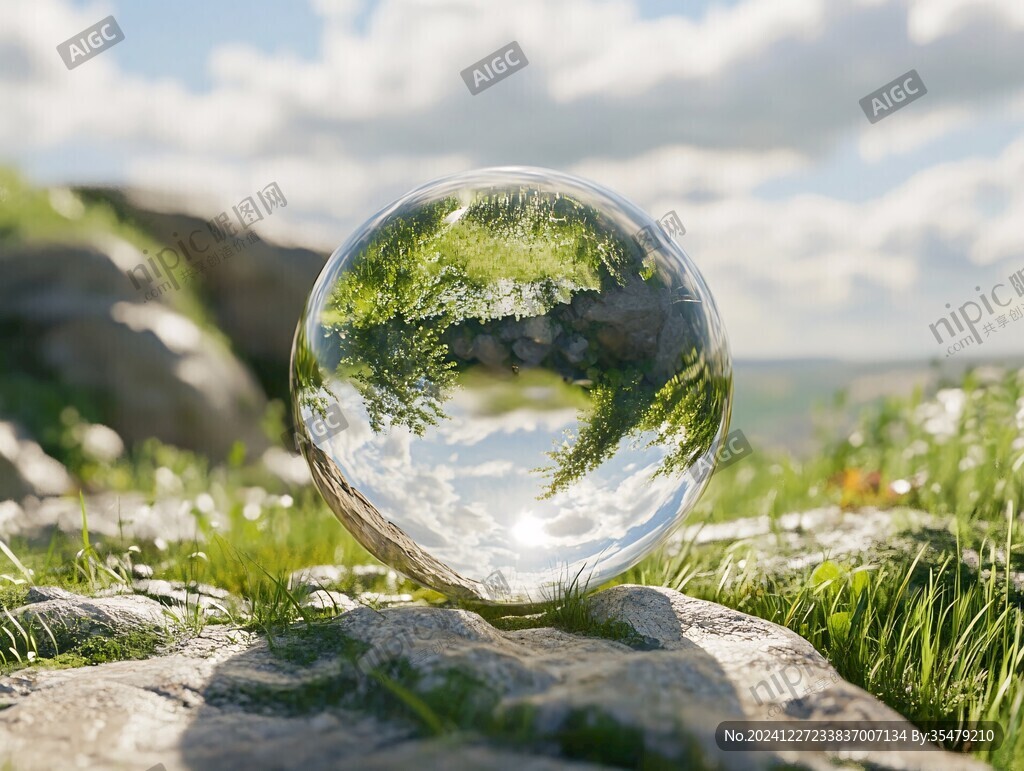 水晶球风景