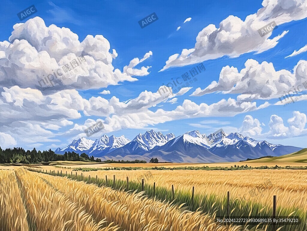超宽幅田园景色