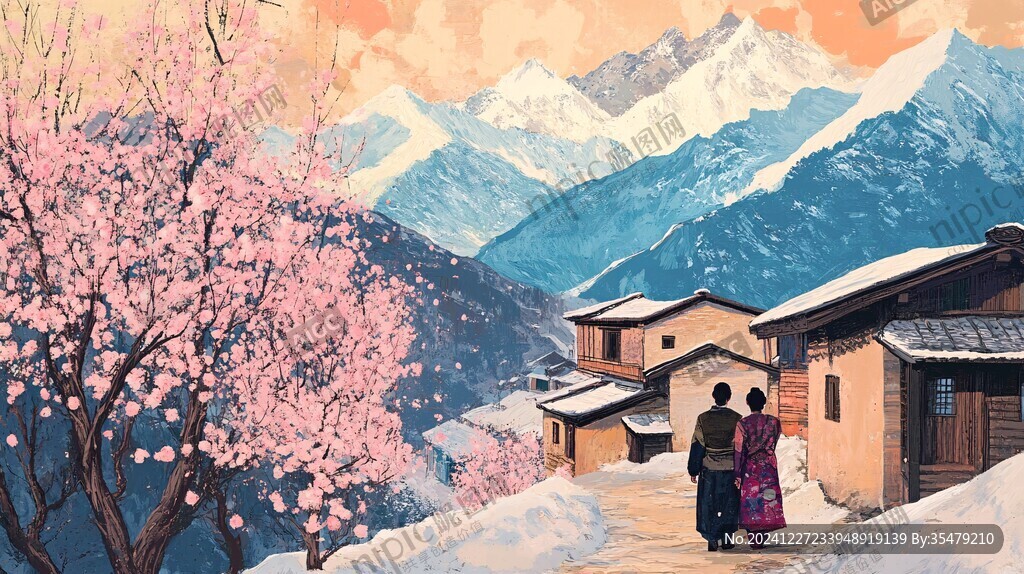 尼泊尔插画